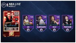 MOBILE MADNESS REGION PACK OPENINGS AND CLAIMING 102 STEPH CURRY!!!! | NBA Live Mobile S4 Ep. 18
