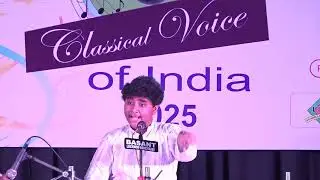 Classical Voice of India 2025 Day1 3rd Dec. Samishtha Agrawal, Junior Group, from Kanpur.
