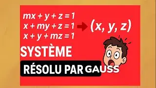 Méthode du Pivot de Gauss : Résolution pas à pas d’un système 3x3 !
