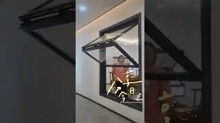 Vertical folding up window#custom #windows #doors #folding #vertical #modern #popular #trending #diy