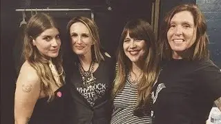Nina & Louise w/ Patty Schemel & Nicole Fiorentino ~ 