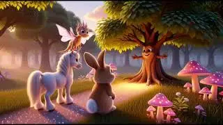 Fantasy Forest Adventure for Kids ✨🐰 | Bunnies, Fairy, Dragon & Magic Portal