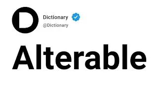 Alterable Significado En Ingl&eacute;s
