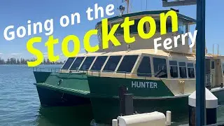 Going on the Stockton Ferry