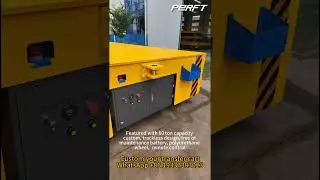 Factory Use Electric Trackless Transfer Cart 60 Ton