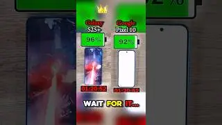 Galaxy S25+ vs Google Pixel 10 Battery Test 🪫