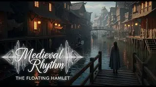 The Floating Hamlet | Enchanting Canal City Ambience & Music | Medieval Relaxation