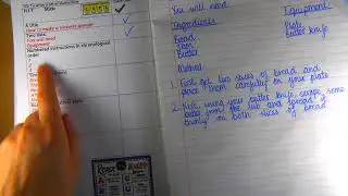 Writing a set of instructions Y2
