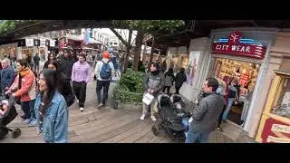 PIER 39 walk. December 30, 2025 San Francisco, CA. GoPro 13 Black w. anamorphic lens. Trolley ride.