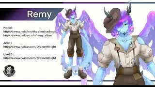 Live2D Model Showcase - Remy The Slime Dragon