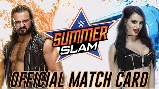 TEW 2020 Challenge Run - SummerSlam 2020 Official Match Card