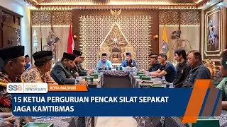 KOTA MADIUN – 15 Ketua Perguruan Pencak Silat Sepakat Jaga Kamtibmas