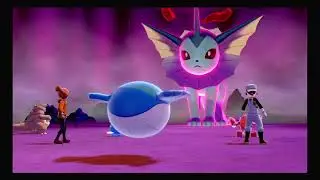 Pokemon Sword Chemire   Max Raid Lair with Velo, Got Guzzlord, Zygarde, and Others