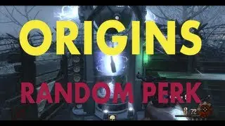 Random Perk Machine! - Origins! - Black Ops 2 Zombies Apocalypse DLC!