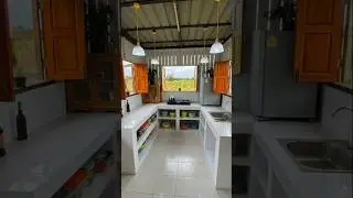 Broken to Beautiful | Realistic Kitchen Renovation Timelapse #shorts