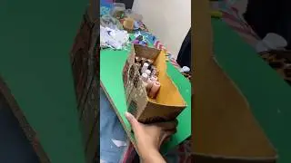 Cardboard box recycling ideas 📦 | DIY Craft | DIY box | #diy #diycrafts #recycle #craft #shorts