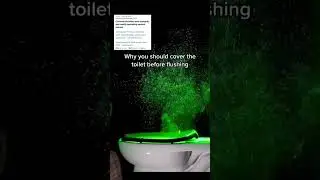 Why you should cover the toilet when you flush