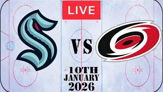 NHL LIVE Seattle Kraken vs Carolina Hurricanes January 10th 2026 Full Game Watch Along