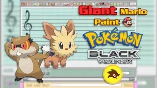 Giant Mario Paint - Pok&eacute;mon Black & White - Battle! Wild Pok&eacute;mon