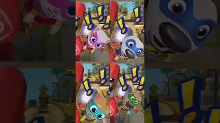 Talking Tom Hero Dash - Tom failed to saving all friends from the big raccoons