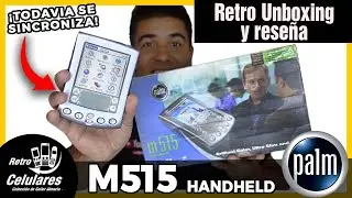 Así era la PDA Palm Handheld M515 Retro Unboxing y Revisado Actual | Retro Celulares
