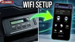 How To Connect Wifi In Brother DCP-T820DW Printer #machine 🖨️