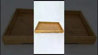 Bamboo Breakfast Serving Tray, Portable Serving Platter Tray, Tea Bar Table Snack Trays#servingtray
