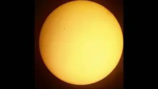 The Sun with sunspots through 8