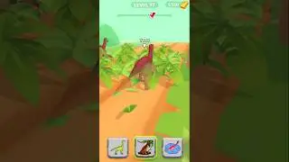 Dino Shifting Level 77 - Dinosaur Race Transformation #shorts #dinosaurgames #dinosaur