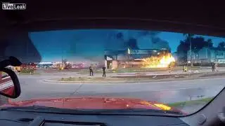LiveLeakcom   Houston Sports Bar explosion