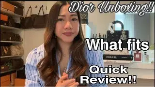 Dior Oblique Saddle Card Holder Unboxing - What Fits / Quick Review