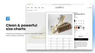 Create a size chart on Shopify [Version 2025]