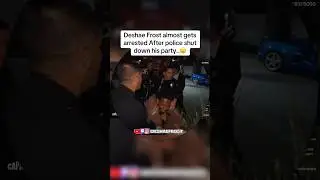 Deshae tries to fight cop & almost gets arrested all while his 25th party is getting shut down