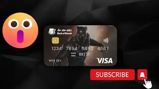 Online ViSA card using only Html Css