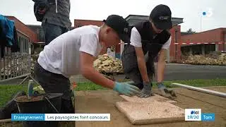 Des olympiades de paysagistes au lycée Fonlabour d'Albi