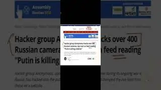 Anonymous hacks Russian Federal Agency that banned Facebook | Releases 360,000 documents,#shorts