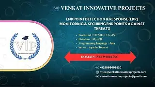 Endpoint Detection & Response EDR Monitoring & Securing Endpoints Against Threats || VIP || IEEE