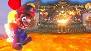 Can You Climb Up A LAVA TOWER in Super Mario Odyssey?