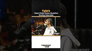 Tyla's team shuts down question during Breakfast Club interview