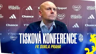 Tisková konference po utkání FK Dukla Praha - FK Mladá Boleslav.
