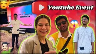 Met so many YouTubers 😱 | Mumbai YT Event | #youtubepartner #vlog @YouTube  #gujarativlogs
