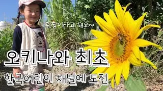 오키나와 어린이의 일상 Vlog | OKINAWA 최초 한국인키즈 채널 | 우리집 텃밭소개.리틀포레스트.