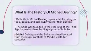 What Is The History Of Michel Delving? - Test