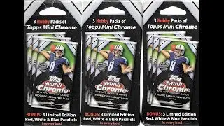 2015 Topps Chrome Mini Football 3 Box Break