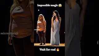 Judges are shocked by these Magic tricks Sigma girls 😱 body transformation on America's got talent