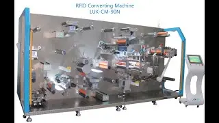 Full Auto RFID Label Converting Machine from Roll to Roll