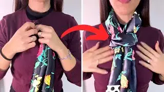 30 hacks to enhance your OUTFITS using scarves, shawls, and more 😎