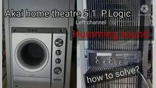Akai home theatre humming sound how to fix | tech2ktamil
