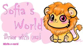 Cute Baby Lion Drawing 🦁💛 | Kawaii Drawing Process