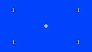 8 hours of Blue Screen Chroma Key with anchor point markers - 4K UHD